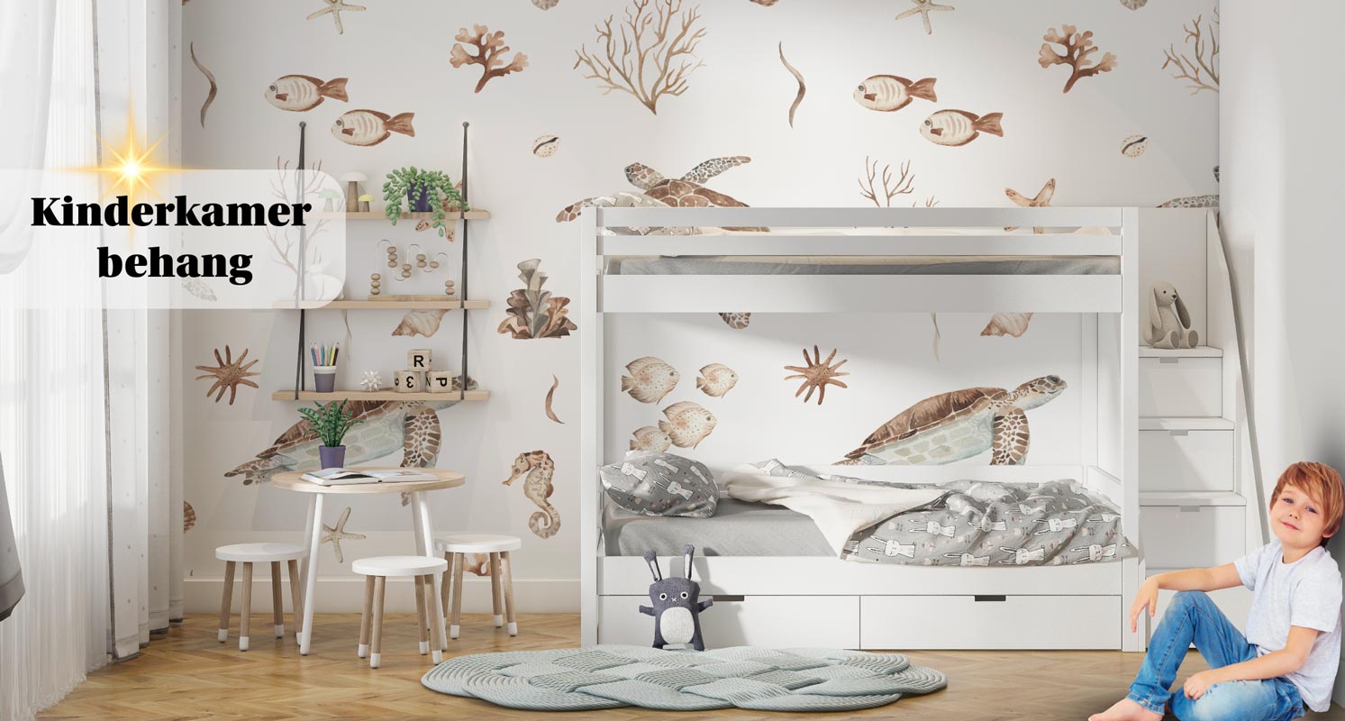 kinderkamer behang op maat - kinderbehang - behang kinderkamer