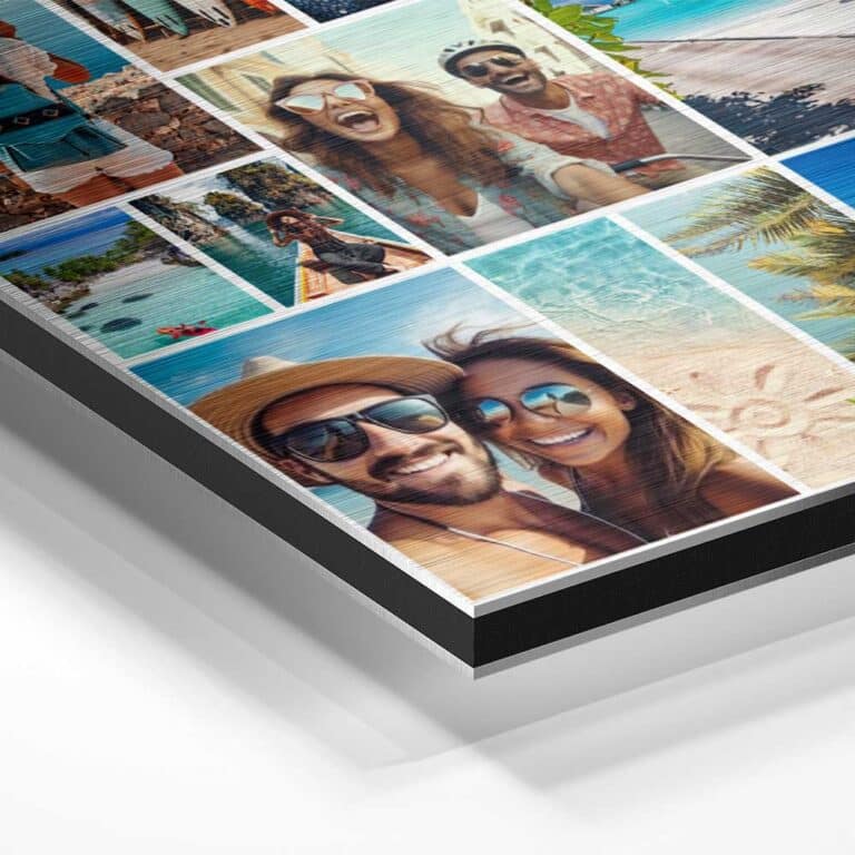 Foto op aluminium eigen foto