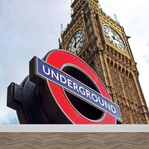 Fotobehang London underground