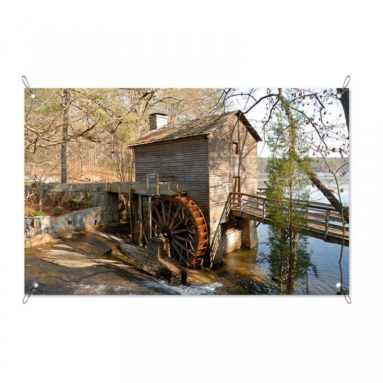 tuinposter oude watermolen