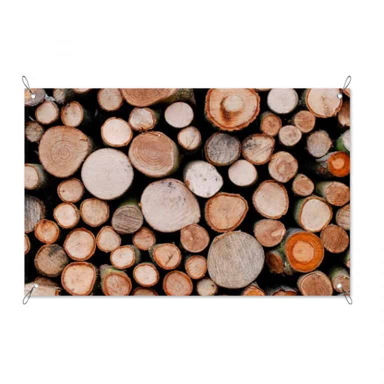tuinposter boomstammen