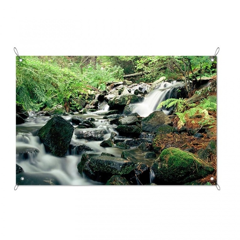 Tuinposter Natuurlijke waterval