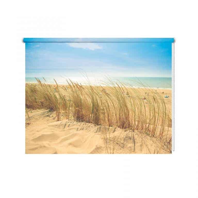 Rolgordijn in de duinen