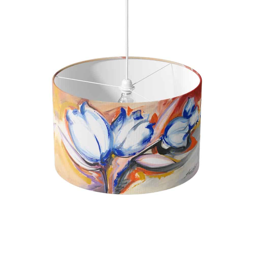 Lampenkap Pictorial flowers