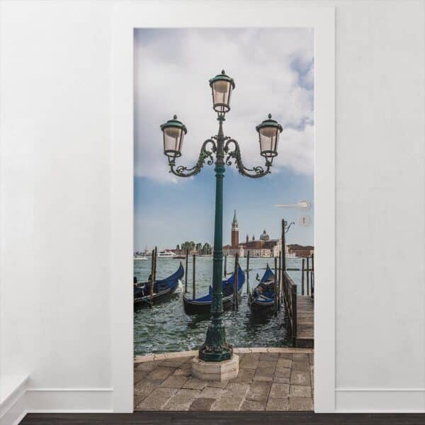 Deursticker Venetië uitzicht