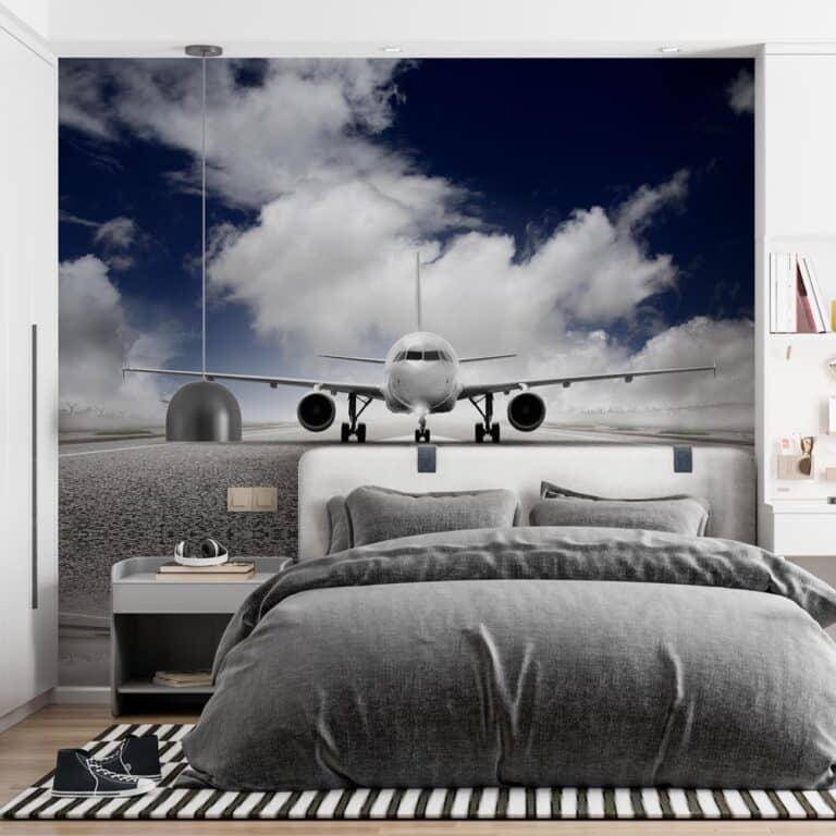 vliegtuig behang - Fotobehang vliegtuig