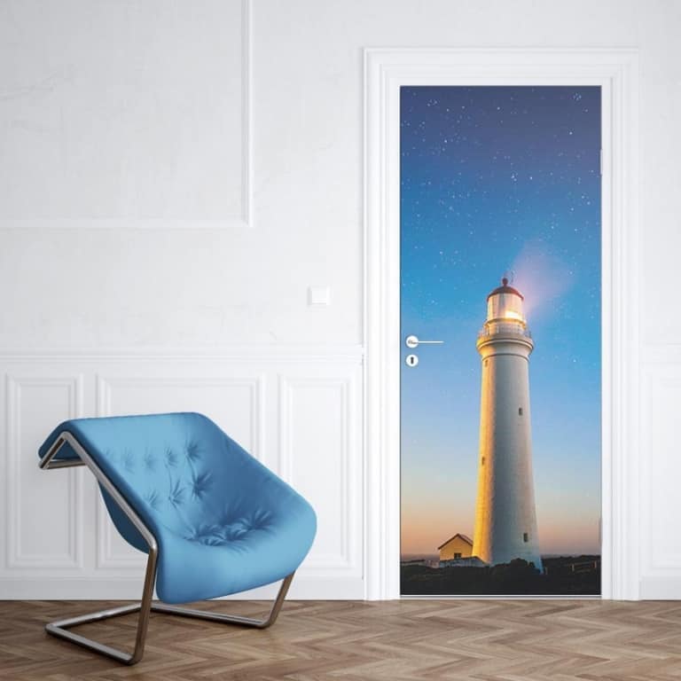Deursticker vuurtoren