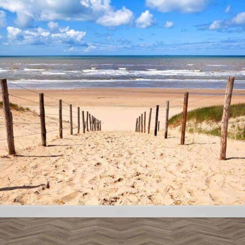 Fonkelnieuw Fotobehang Zee strand en duinen. Op maat gemaakt. YouPri.nl BN-55