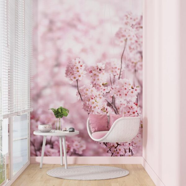 Fotobehang Japanse bloesem