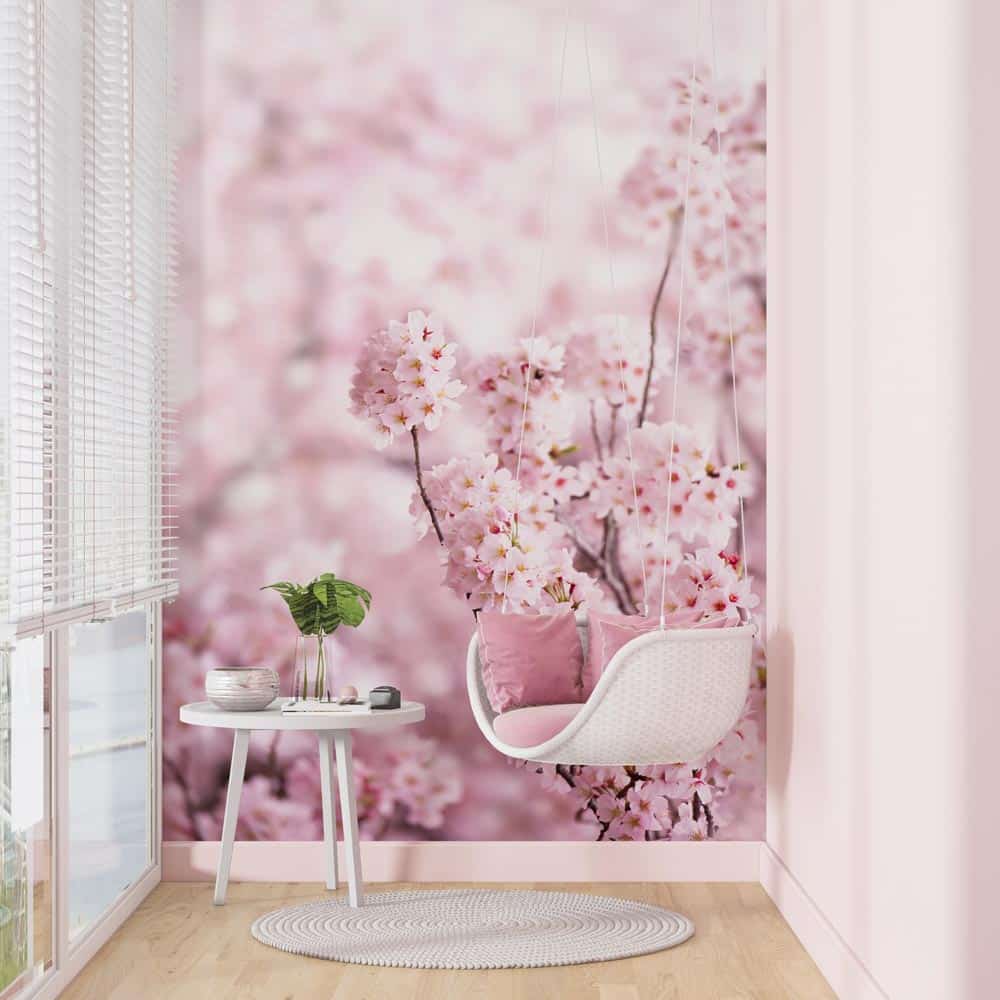 Fotobehang Japanse bloesem