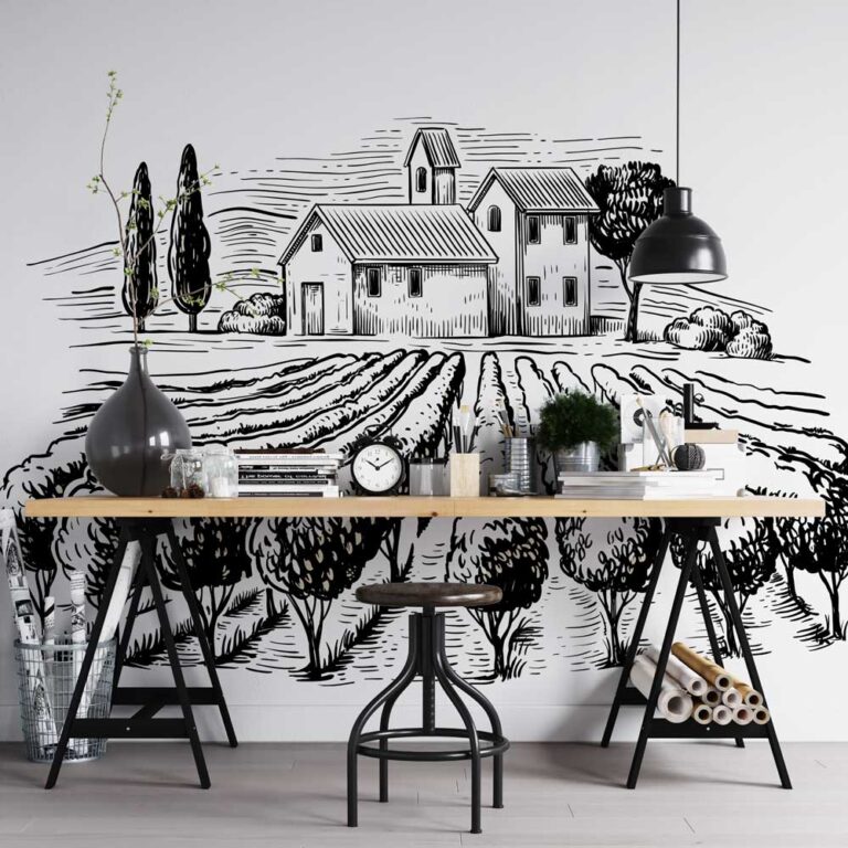 Fotobehang Italiaans landschap