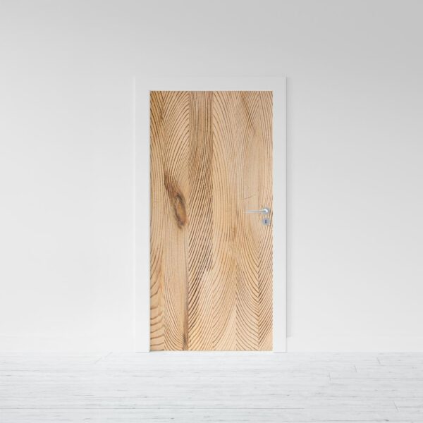 deursticker Houtnerf licht
