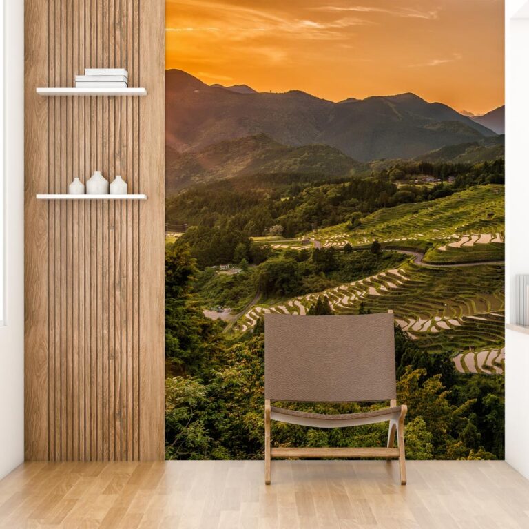 Fotobehang rijstplantage