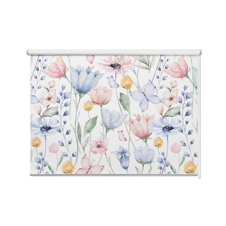 Rolgordijn Lente bloemen