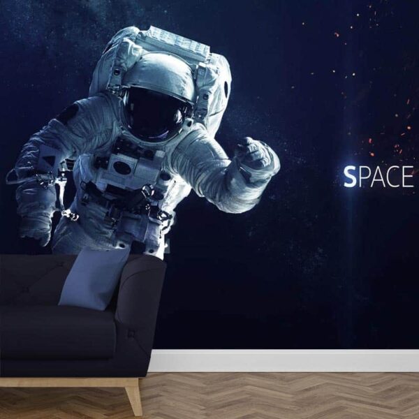 Fotobehang astronaut in de ruimte