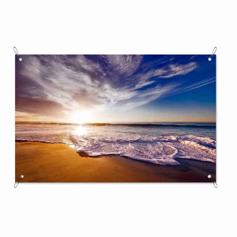 Tuinposter strand in de zon