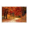 Tuinposter herfst in het bos