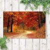 Tuinposter herfst in het bos