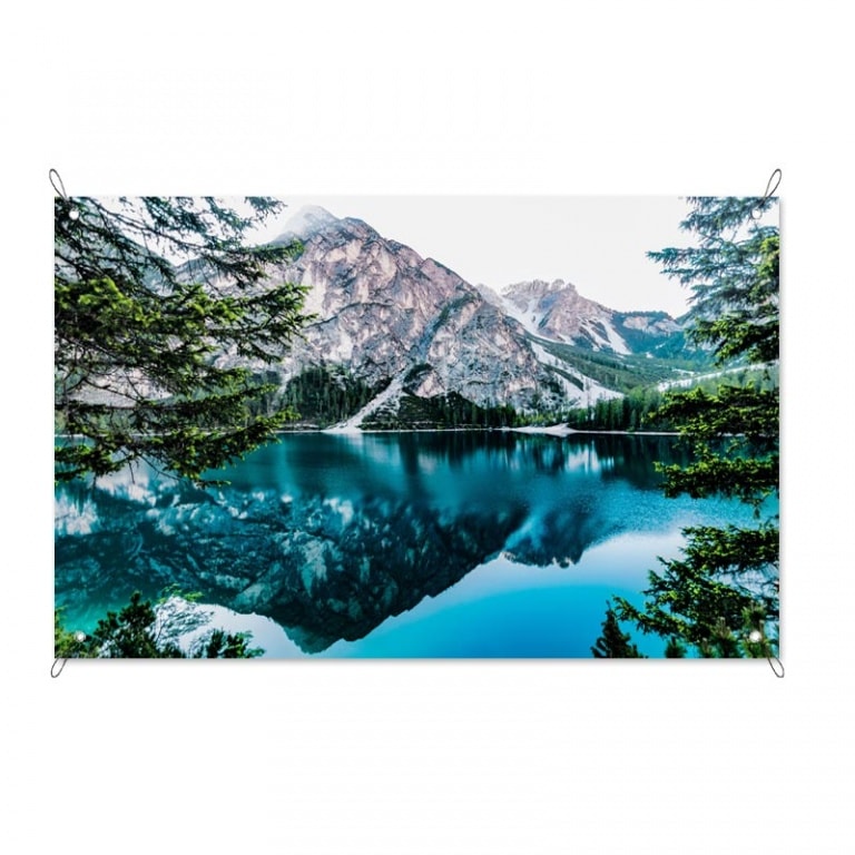 Tuinposter bergmeer