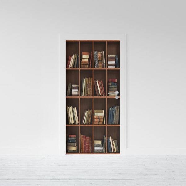 deursticker Boekenkast