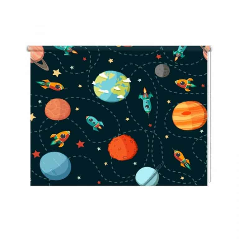 Rolgordijn ruimteroute