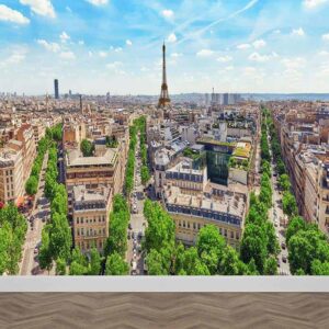 Fotobehang Parijs panorama