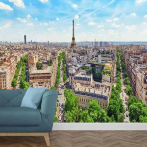 Fotobehang Parijs panorama