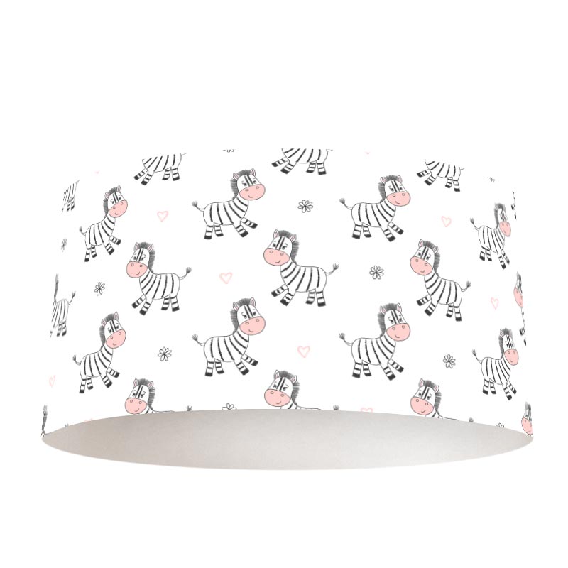 Lampenkap Zebra patroon