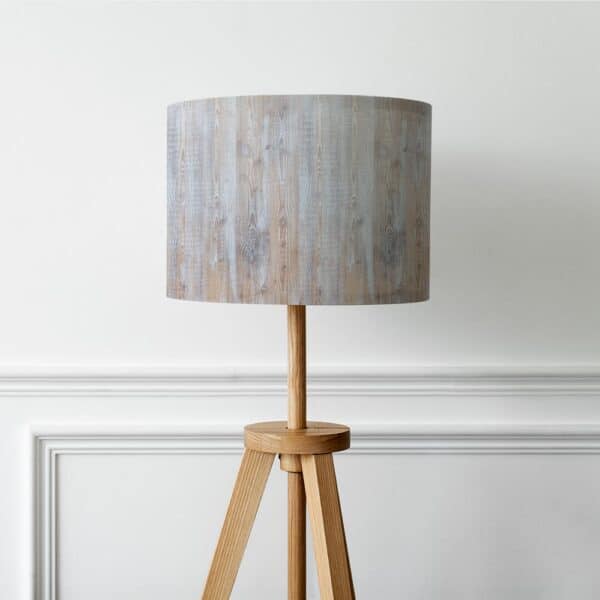 Lampenkap White wash hout