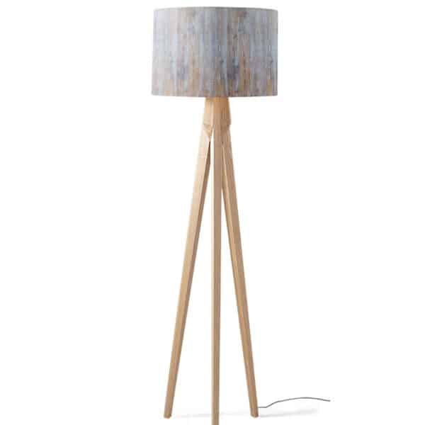 Lampenkap White wash hout