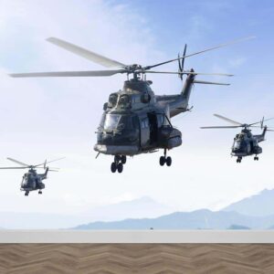 Fotobehang helikopters