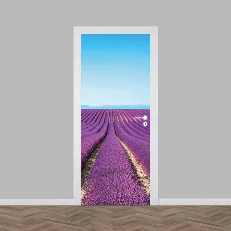 Deursticker lavendel
