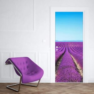 Deursticker lavendel