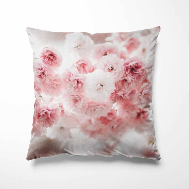 Sierkussen Romantische bloemen aquarel