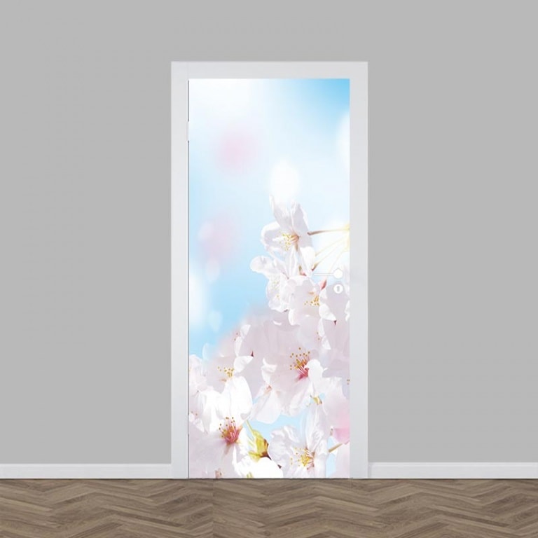 Deursticker bloesems