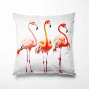 Sierkussen Flamingo kunst