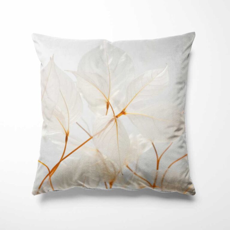 Sierkussen Transparante bladeren