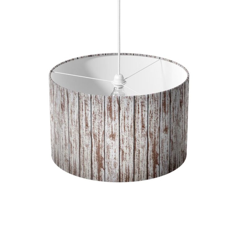 Lampenkap Hout patroon