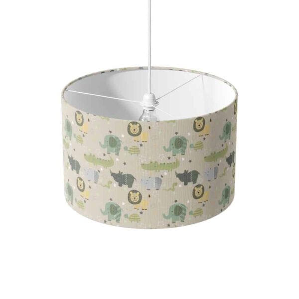 Kinderlamp - lampenkap - Lampenkap Baby Leeuw olifant