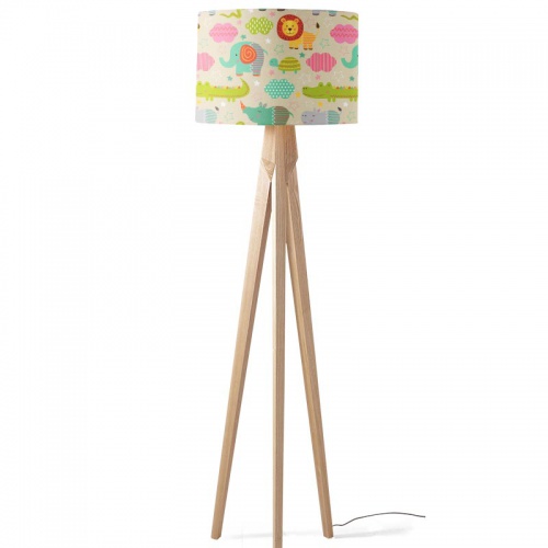 Wandlamp babykamer | jungle blauw - aap