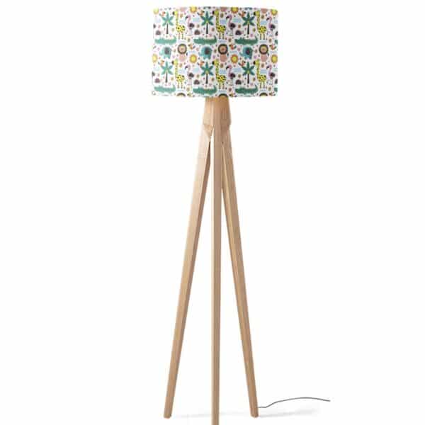 Lampenkap - KInderlamp - Lampenkap Jungle dieren patroon