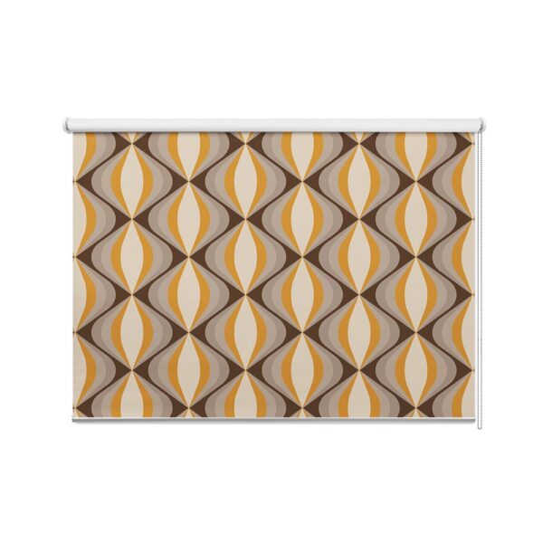 Rolgordijn Retro geometrisch