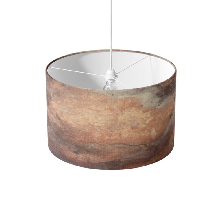 Lampenkap Koper print