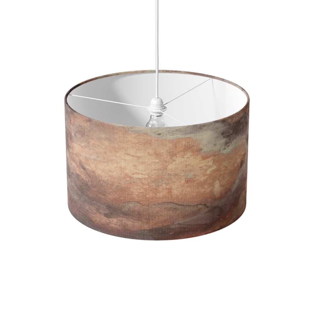 Lampenkap Koper print