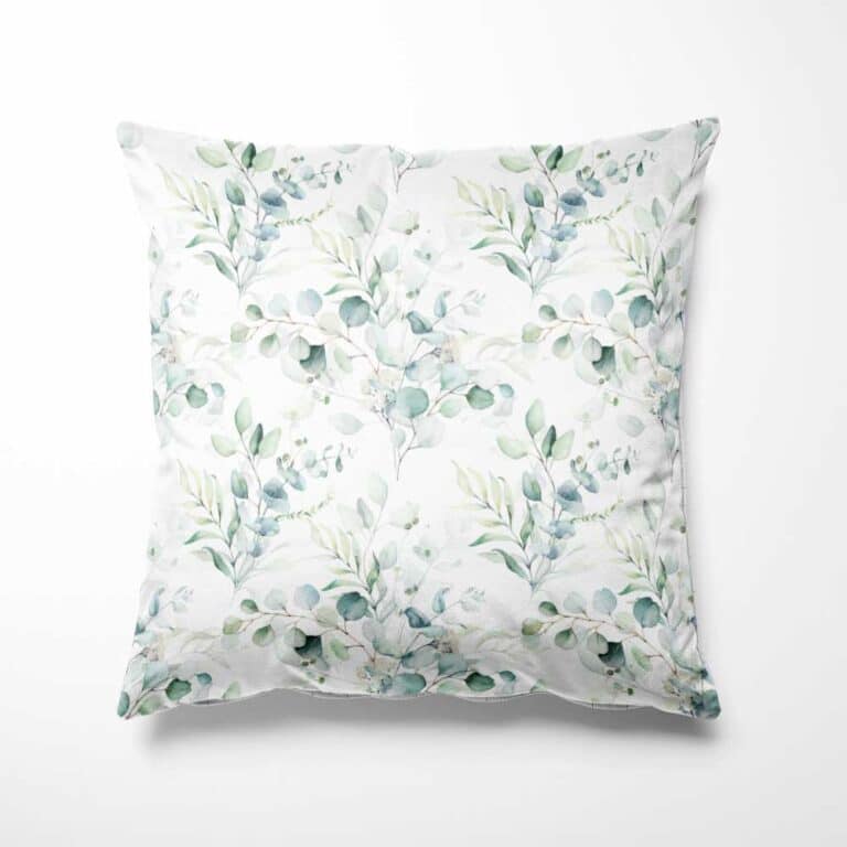 sierkussen Eucalyptus blaadjes