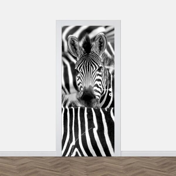 Deursticker Zebra