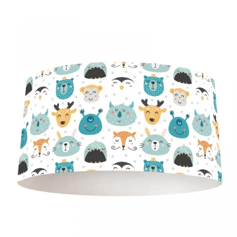 Lampenkap Beestenboel patroon