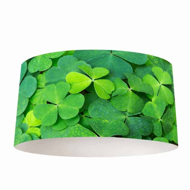 Lampenkap Groene klavertjes
