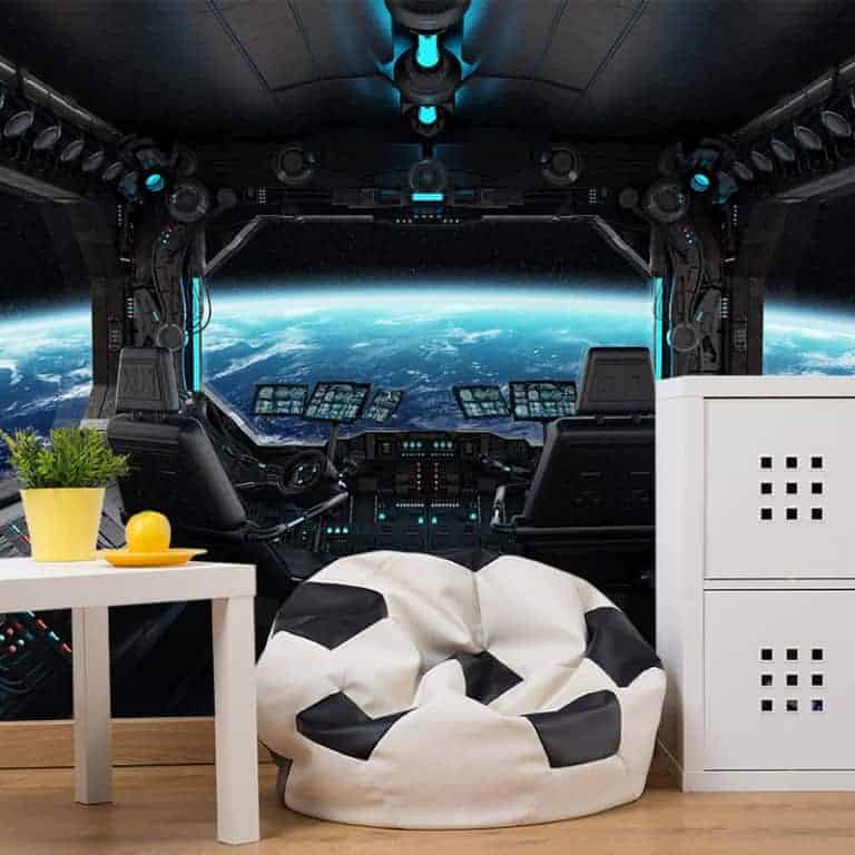 Fotobehang ruimteschip
