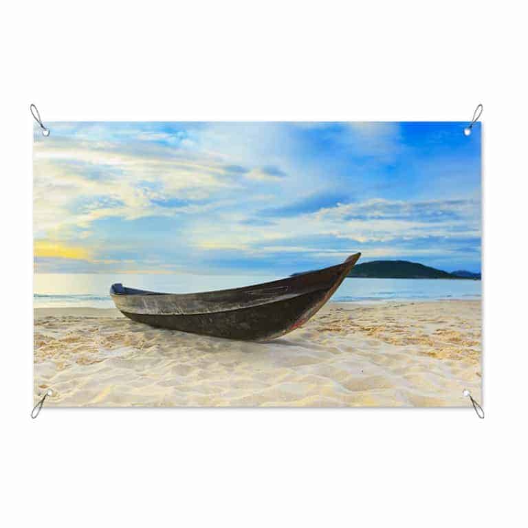 Tuinposter gestrand